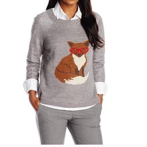 Woolrich wool blend fox sweater
